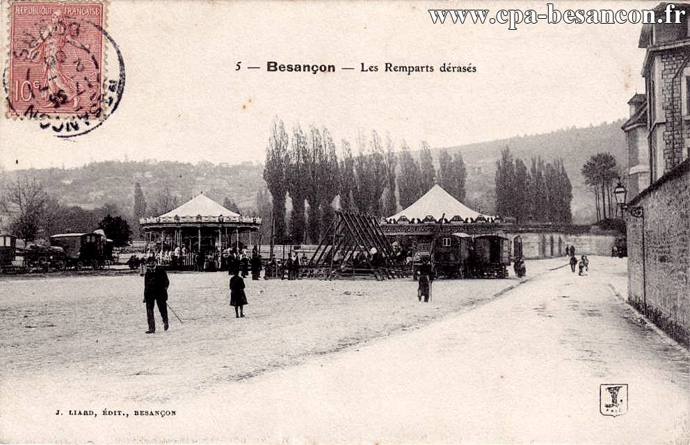 5 - Besançon - Les Remparts dérasés
